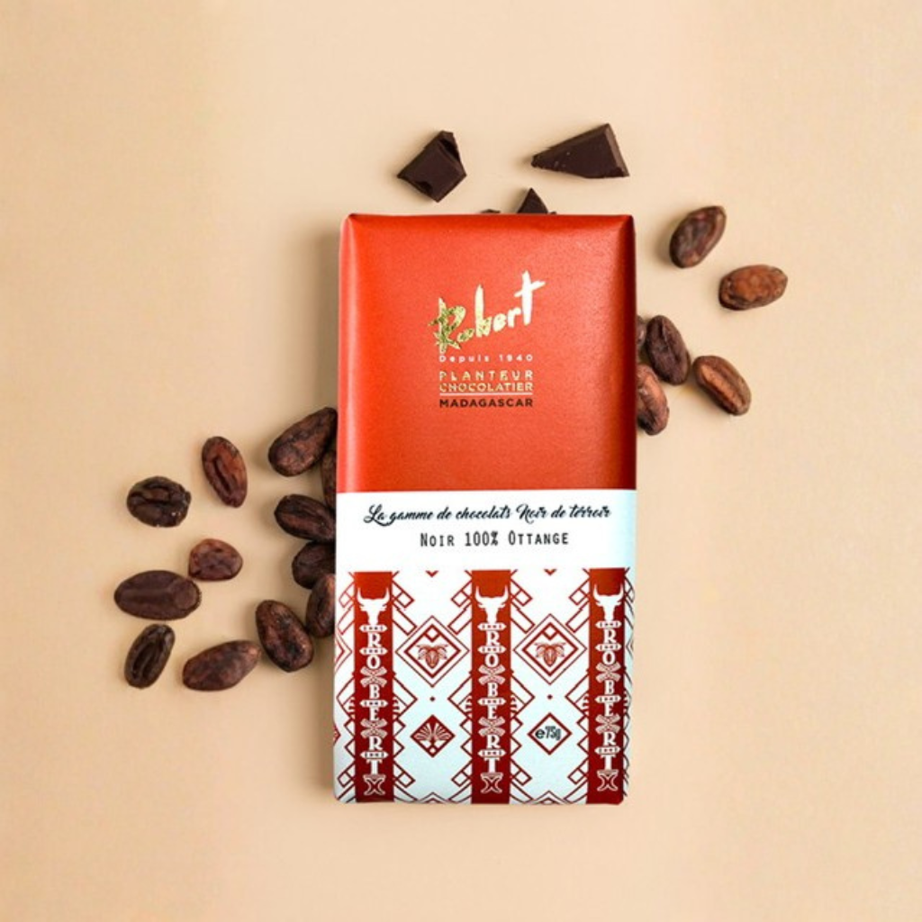 Tablette de chocolat noir 100% "Terroir Ottange" - Moyen sambirano