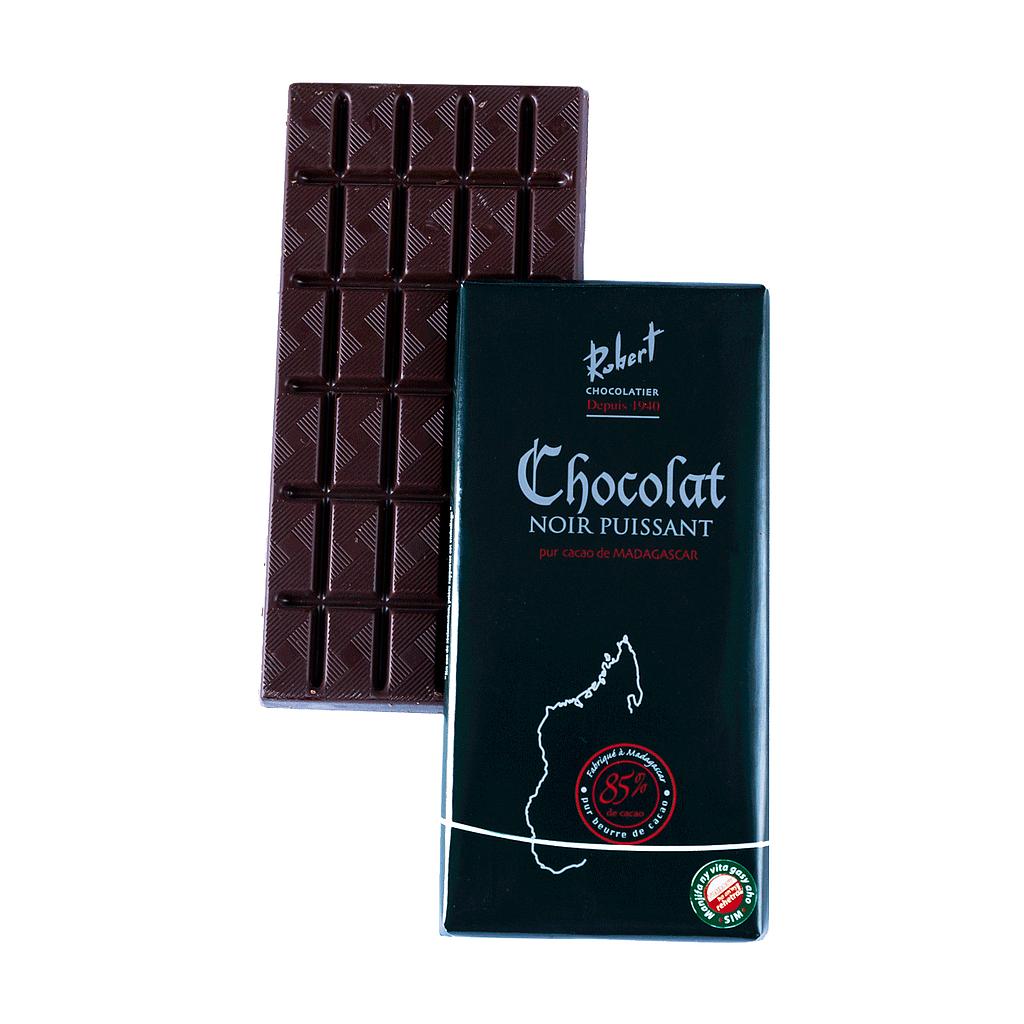 Tablette de chocolat noir puissant 85%