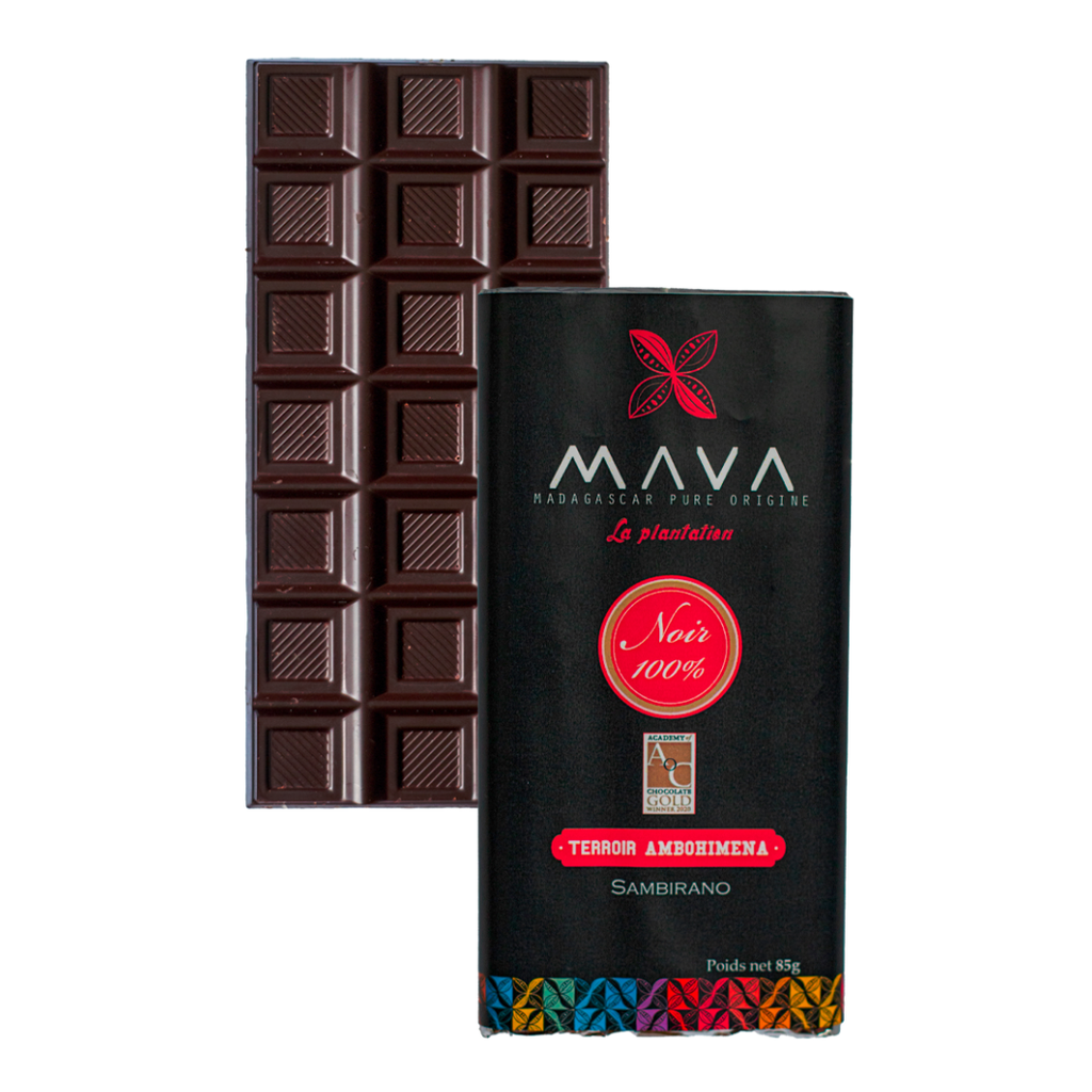 Tablette de chocolat noir 100% "Terroir Ambohimena" - Bas sambirano