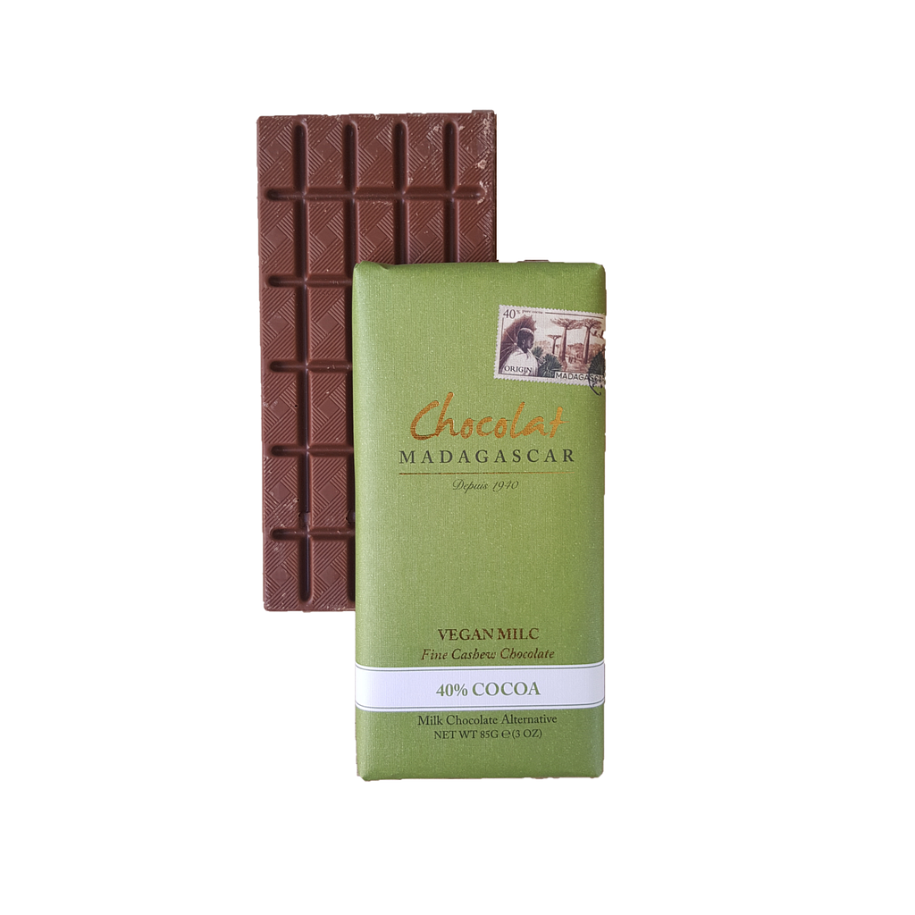 [TCM11] Tablette de chocolat au lait végétal de noix de cajou 40% cacao