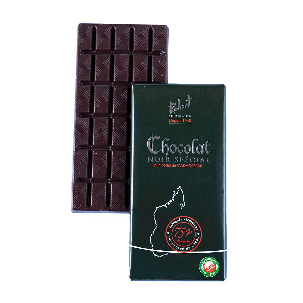 [TR08] Tablette de chocolat noir extra 75%
