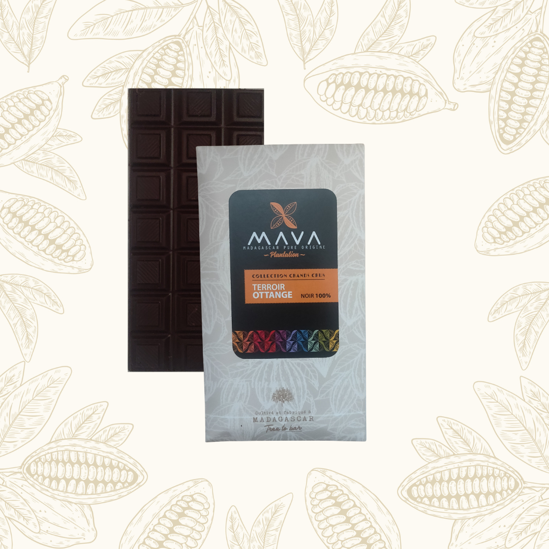 [TE011] Tablette de chocolat noir 100% "Terroir OTTANGE" - Moyen sambirano